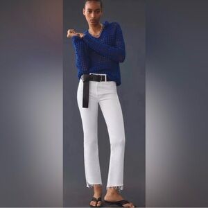 Mother Insider Crop Step Fray Jeans